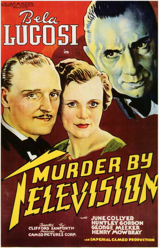 Murder by Television Movie Poster Print showcasing suspenseful artwork.