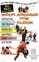 Rock Around the Clock Movie Poster Print featuring classic film design.
