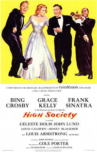 High Society Movie Poster Print featuring classic cinema art.