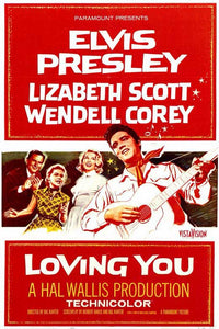Loving You Movie Poster Print showcasing classic film art.