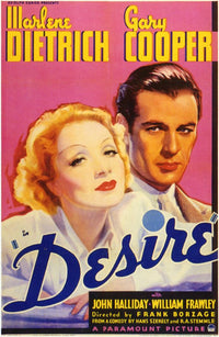 Desire Movie Poster Print showcasing cinematic passion and allure.