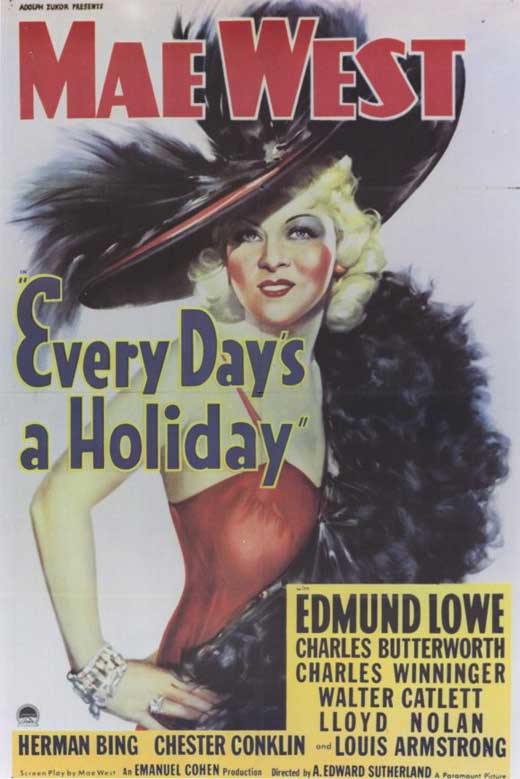 Every Day's a Holiday Movie Poster Print