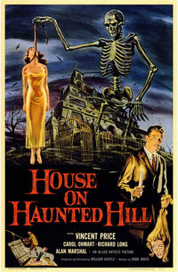 House on Haunted Hill Movie Poster Print - Classic Horror Artwork