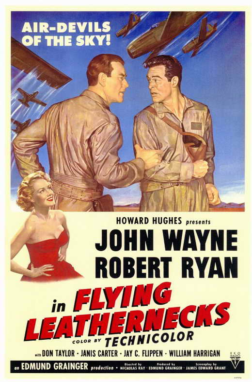 Flying Leathernecks Movie Poster Print showcasing military aviation.