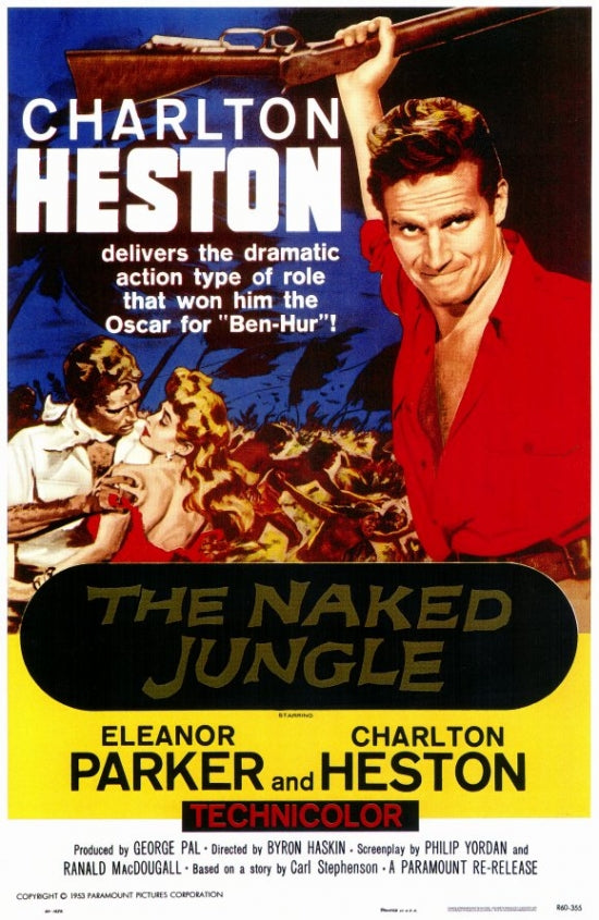 Naked Jungle Movie Poster Print showcasing classic film artwork.