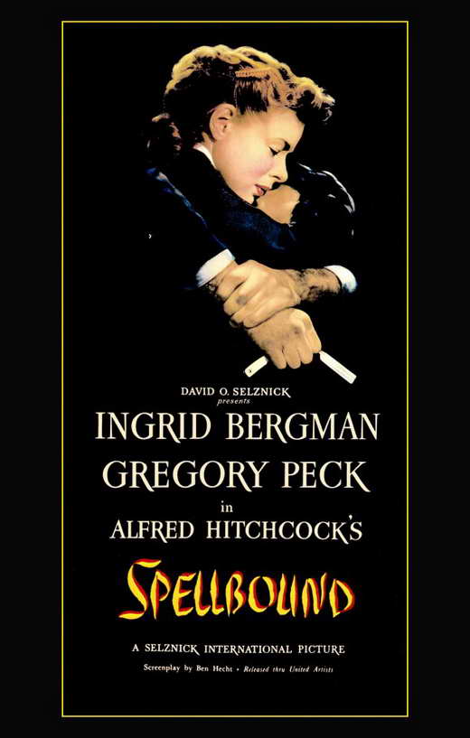 Spellbound Movie Poster Print featuring captivating design