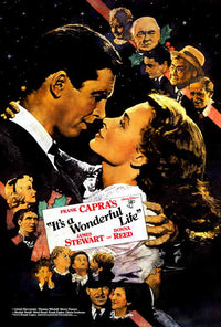 It's a Wonderful Life Movie Poster Print showcasing classic film art.