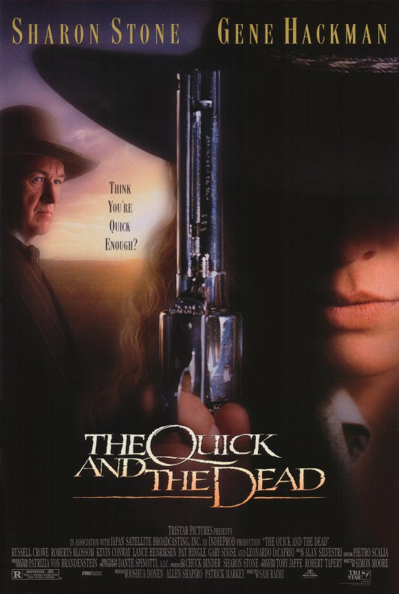 The Quick and the Dead Movie Poster Print showcasing classic Western film art.