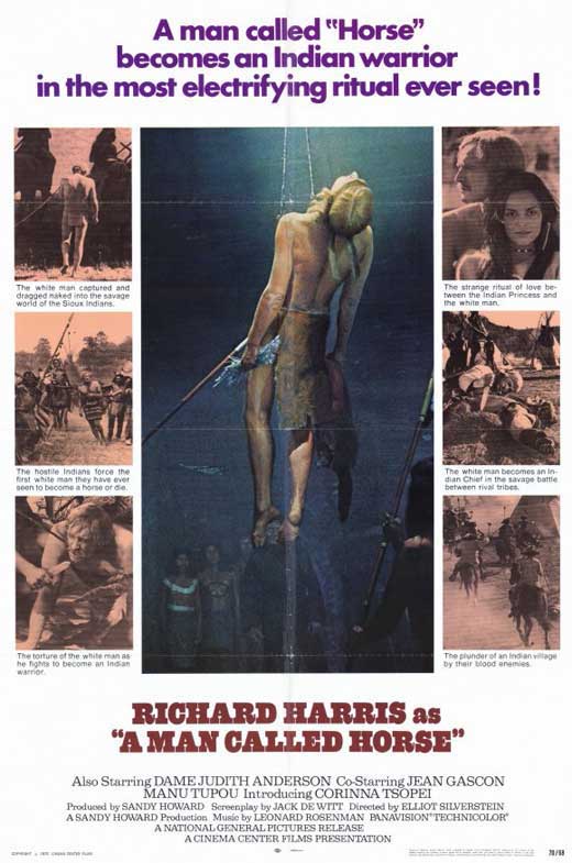 A Man Called Horse Movie Poster Print showcasing classic film art.