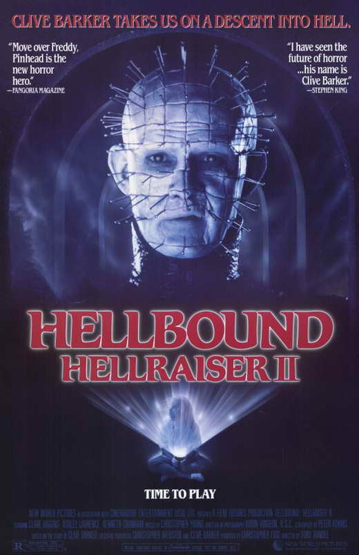 Hellbound: Hellraiser 2 Movie Poster Print 11x17