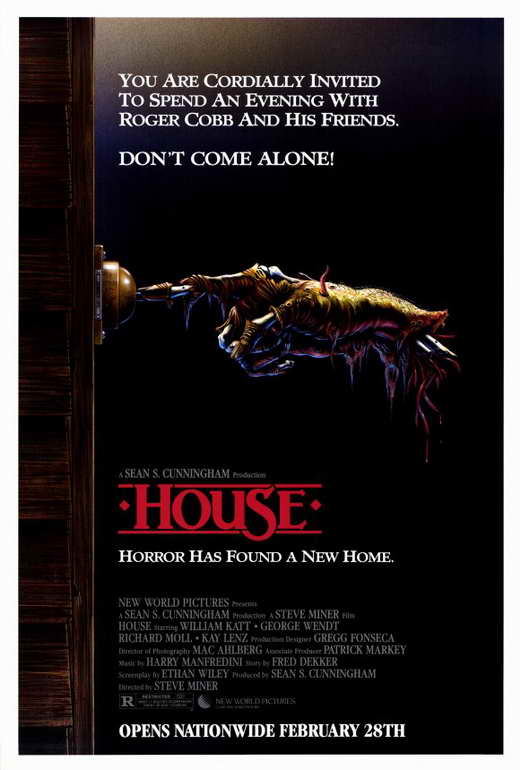 House Movie Poster Print featuring captivating horror artwork.
