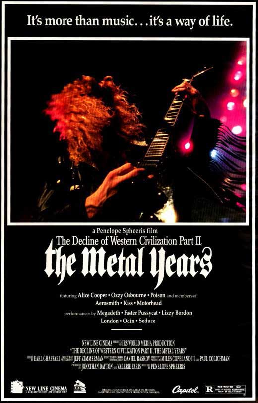 Decline of Western Civilization 2: The Metal Years Movie Poster Print