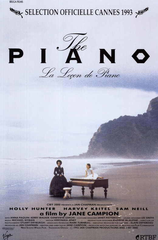 The Piano Movie Poster Print showcasing classic film art