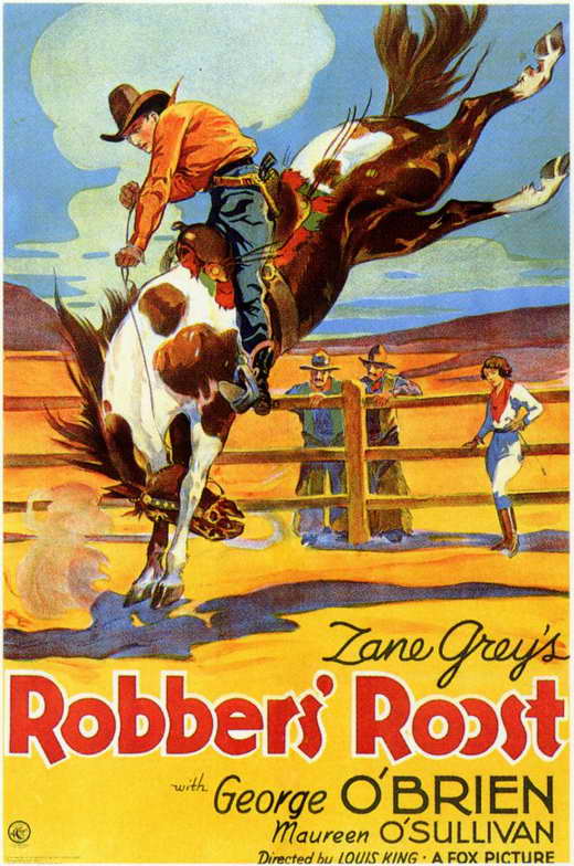 Robber's Roost Movie Poster Print showcasing cinematic art.