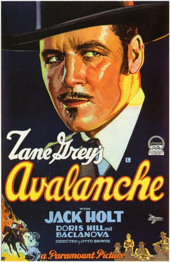Avalanche Movie Poster Print showcasing thrilling adventure imagery.