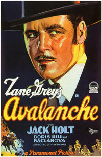 Avalanche Movie Poster Print showcasing thrilling adventure imagery.