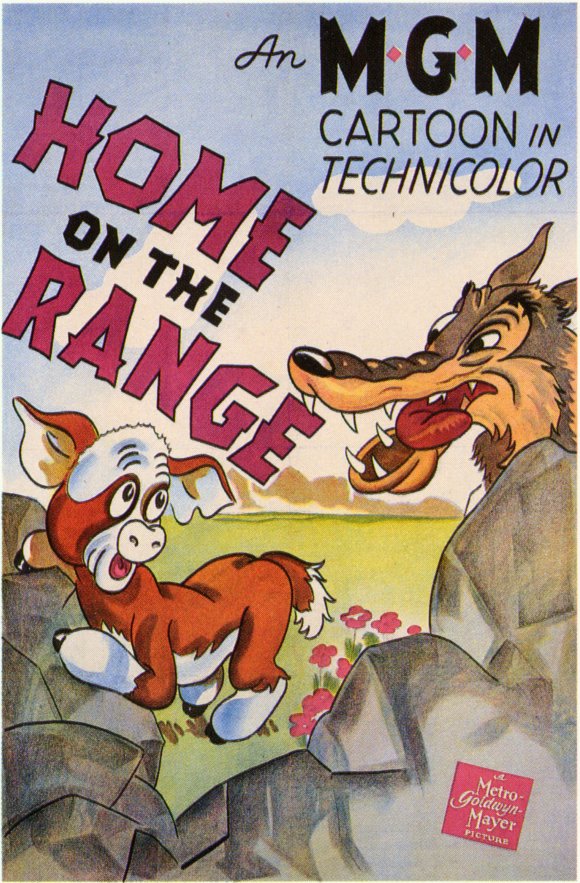 Home on the Range Movie Poster Print featuring vibrant Wild West theme.