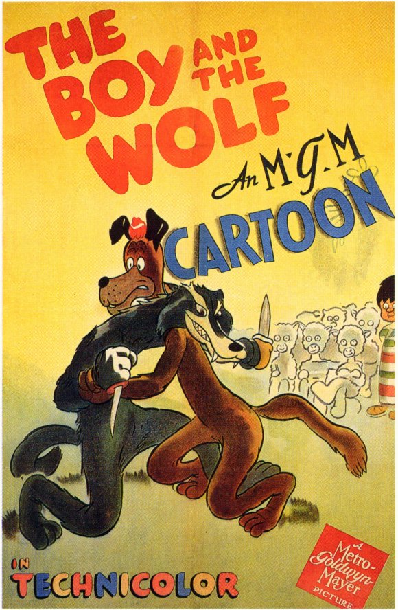 The Boy and the Wolf Movie Poster Print showcasing enchanting visuals