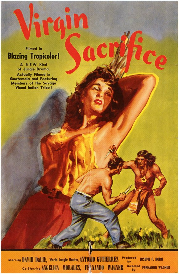 Virgin Sacrifice Movie Poster Print showcasing cinematic art.
