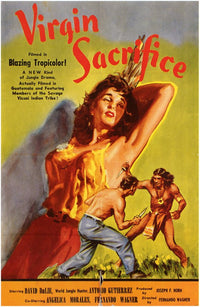 Virgin Sacrifice Movie Poster Print showcasing cinematic art.