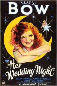 Her Wedding Night Movie Poster Print showcasing classic film art.