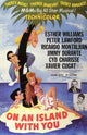 On an Island With You Movie Poster Print featuring tropical scenery.