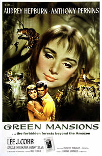 Green Mansions Movie Poster Print showcasing classic film art.