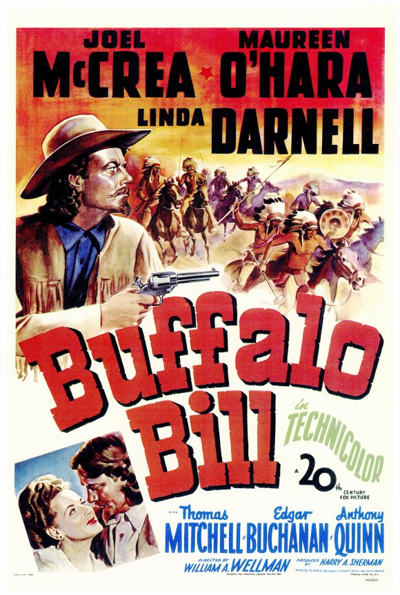 Buffalo Bill Movie Poster Print showcasing the legendary showman.