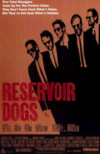 Reservoir Dogs Movie Poster Print showcasing film art.