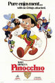 Pinocchio Movie Poster Print featuring Disney's classic animated character.