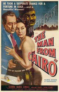 The Man from Cairo Movie Poster Print showcasing classic film art.