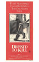 Dressed to Kill Movie Poster Print showcasing dramatic cinema artwork.