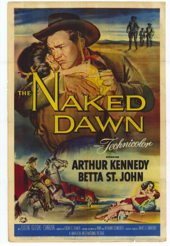 Naked Dawn Movie Poster Print showcasing vibrant colors and classic film artistry.