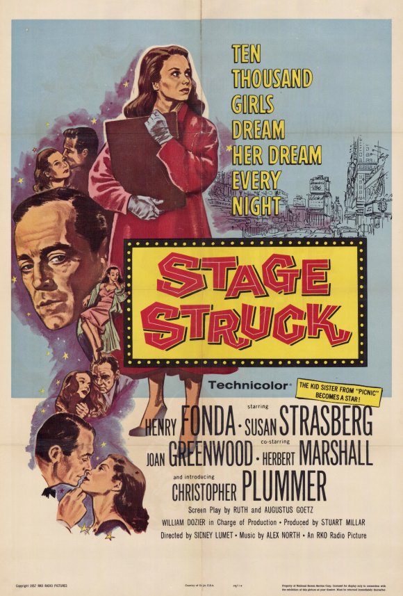 Stage Struck Movie Poster Print showcasing classic film art.