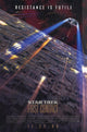 Star Trek: First Contact Movie Poster Print featuring vibrant imagery.