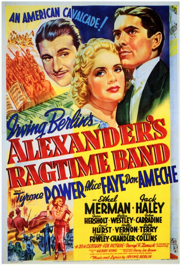 Alexander's Ragtime Band Movie Poster Print showcasing classic film art.