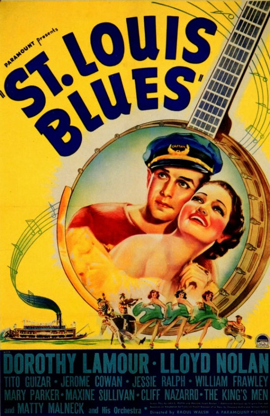 St. Louis Blues Movie Poster Print showcasing sports drama.