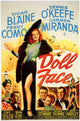 Doll Face Movie Poster Print showcasing vibrant colors and cinematic art.