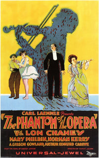 The Phantom of the Opera Movie Poster Print showcasing dramatic artwork.