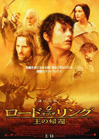 Lord of the Rings: The Return of the King Movie Poster Print featuring epic fantasy artwork.