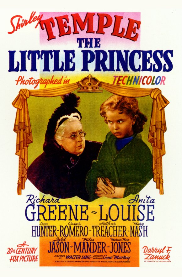 The Little Princess Movie Poster Print featuring whimsical design and vibrant colors.