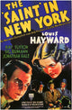 The Saint in New York Movie Poster Print showcasing thrilling cinematic artwork.