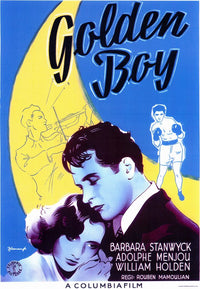 Golden Boy Movie Poster Print showcasing classic film art.