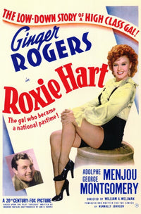 Roxie Hart Movie Poster Print featuring vibrant colors and Broadway theme.