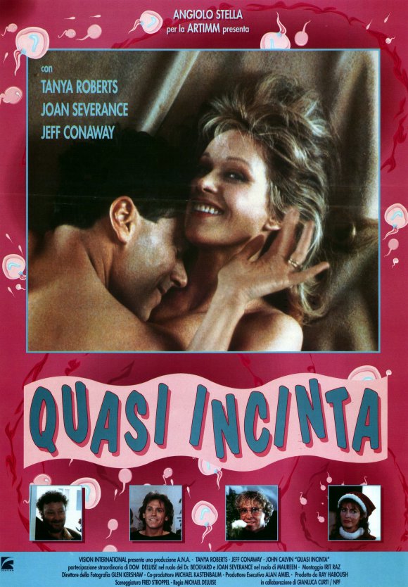 Almost Pregnant Movie Poster Print showcasing quirky film art.