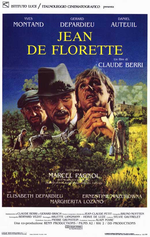 Jean de Florette Movie Poster Print showcasing the film's captivating imagery.