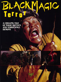 Black Magic Terror Movie Poster Print showcasing horror themes.