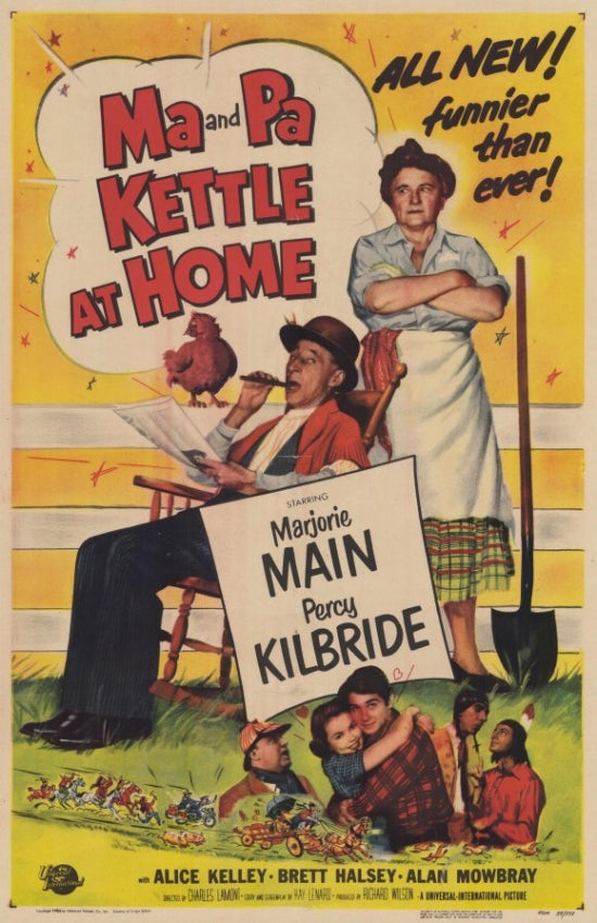 Ma & Pa Kettle at Home Movie Poster Print