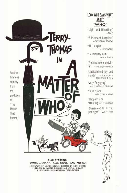 A Matter of WHO Movie Poster Print showcasing vibrant design and colors.