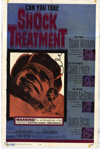 Shock Treatment Movie Poster Print featuring vibrant colors and retro design.